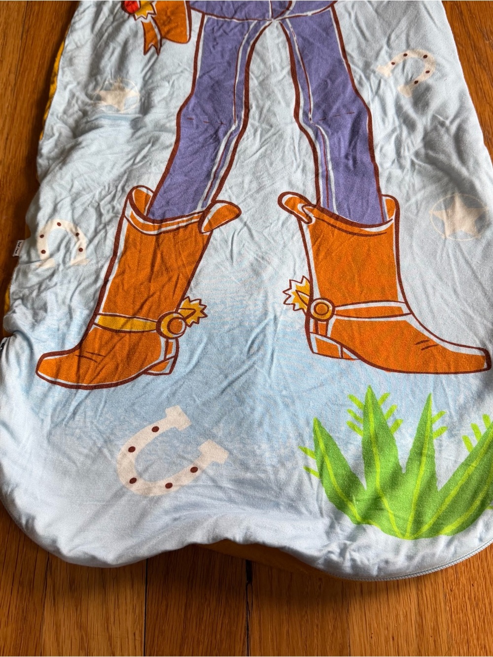 Little Sleepies Toy Story Cowboy Sleep Sack - Light Blue Woody Design - Picture 3 of 6